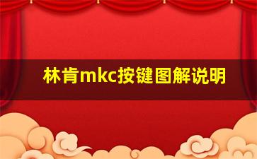 林肯mkc按键图解说明