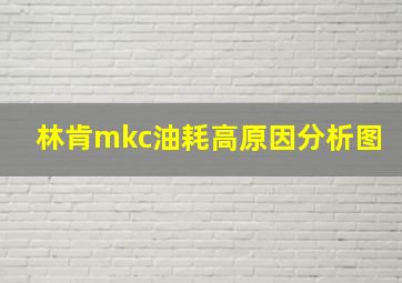 林肯mkc油耗高原因分析图