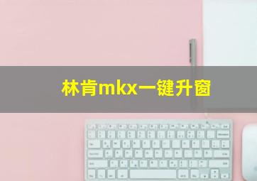 林肯mkx一键升窗