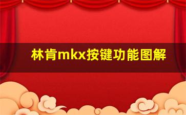 林肯mkx按键功能图解