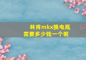 林肯mkx换电瓶需要多少钱一个呢