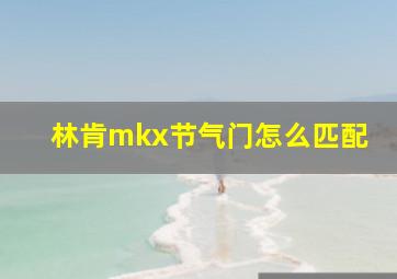 林肯mkx节气门怎么匹配