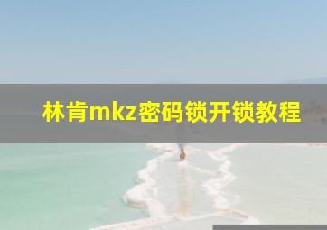 林肯mkz密码锁开锁教程