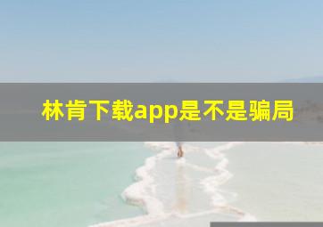 林肯下载app是不是骗局