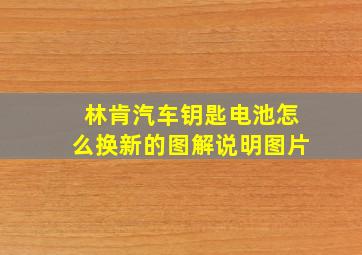 林肯汽车钥匙电池怎么换新的图解说明图片