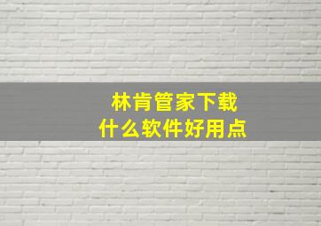 林肯管家下载什么软件好用点