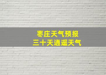 枣庄天气预报三十天逍遥天气