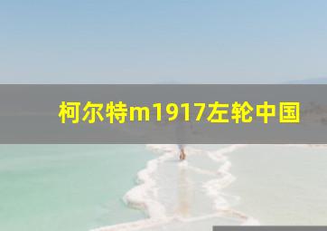 柯尔特m1917左轮中国