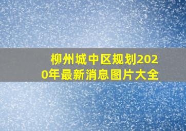 柳州城中区规划2020年最新消息图片大全