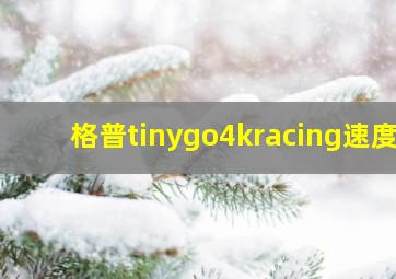 格普tinygo4kracing速度