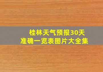 桂林天气预报30天准确一览表图片大全集