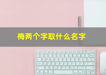 梅两个字取什么名字