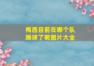 梅西目前在哪个队踢球了呢图片大全