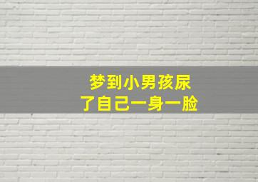 梦到小男孩尿了自己一身一脸