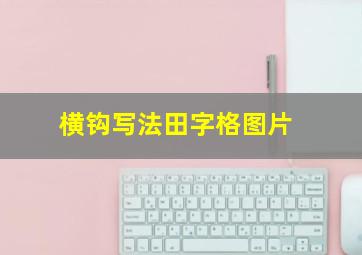 横钩写法田字格图片