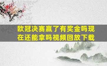 欧冠决赛赢了有奖金吗现在还能拿吗视频回放下载