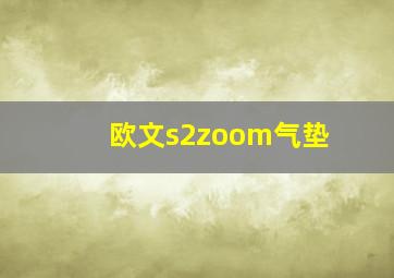 欧文s2zoom气垫