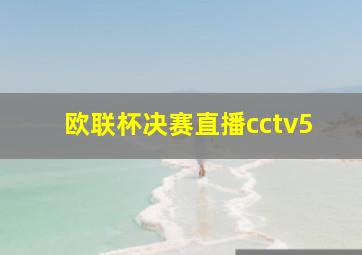 欧联杯决赛直播cctv5