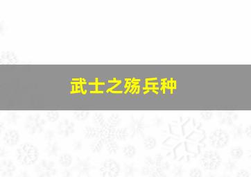 武士之殇兵种