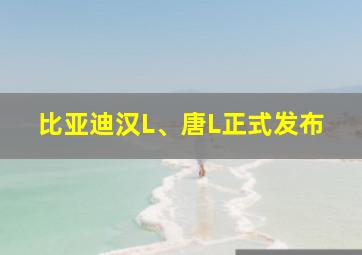 比亚迪汉L、唐L正式发布