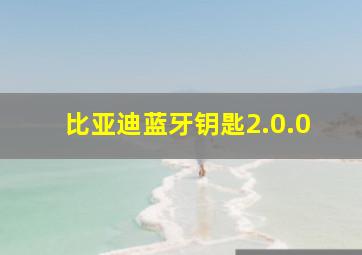 比亚迪蓝牙钥匙2.0.0