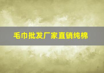 毛巾批发厂家直销纯棉