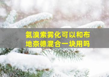 氨溴索雾化可以和布地奈德混合一块用吗