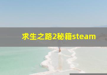 求生之路2秘籍steam