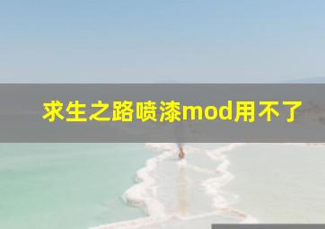 求生之路喷漆mod用不了