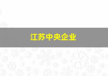 江苏中央企业