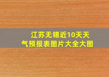 江苏无锡近10天天气预报表图片大全大图