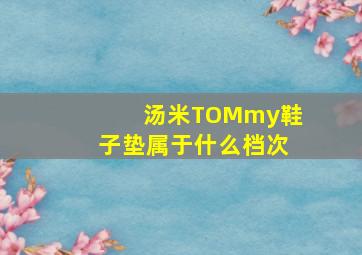 汤米TOMmy鞋子垫属于什么档次