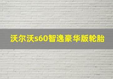 沃尔沃s60智逸豪华版轮胎