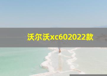 沃尔沃xc602022款