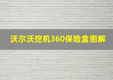 沃尔沃挖机360保险盒图解