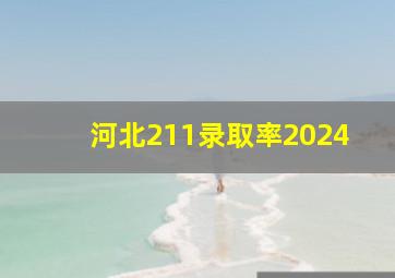 河北211录取率2024