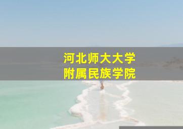 河北师大大学附属民族学院