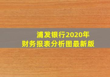 浦发银行2020年财务报表分析图最新版