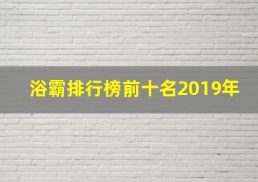 浴霸排行榜前十名2019年