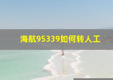 海航95339如何转人工