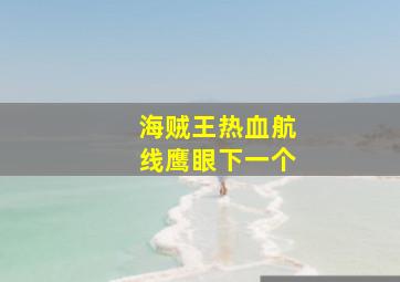 海贼王热血航线鹰眼下一个