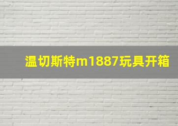 温切斯特m1887玩具开箱