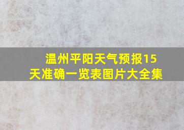 温州平阳天气预报15天准确一览表图片大全集