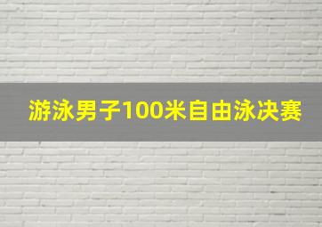 游泳男子100米自由泳决赛