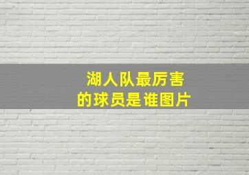 湖人队最厉害的球员是谁图片