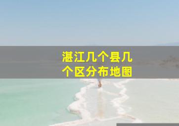 湛江几个县几个区分布地图