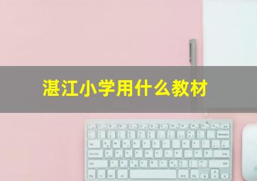 湛江小学用什么教材