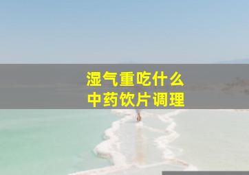 湿气重吃什么中药饮片调理