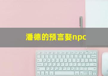 潘德的预言娶npc