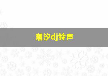 潮汐dj铃声